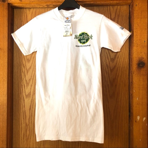 NWT Hard Rock Cafe Hollywood Tee XS - Picture 3 of 10